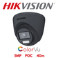 5mp 4ch Hikvision ColorVu System 3x 24hr Colour POC DVR Camera Kit