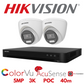 5mp 4ch Hikvision ColorVu System 2x 24hr Colour POC DVR Camera Kit