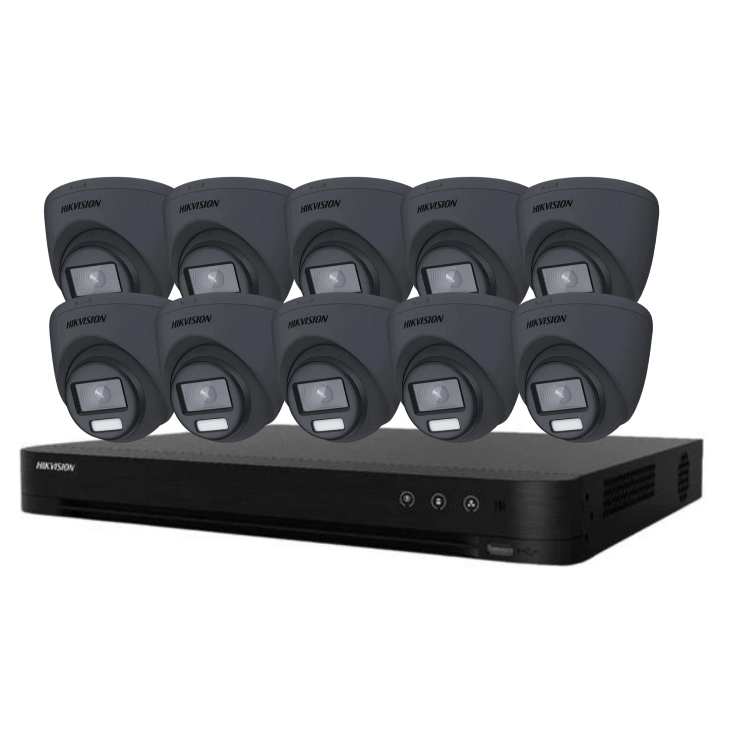 8MP 16CH Hikvision ColorVu System 10X 24HR Color POC DVR Camera Kit