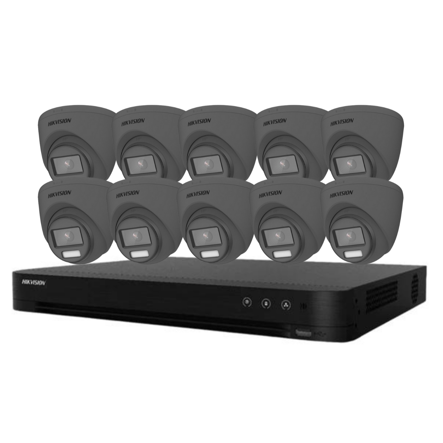 8MP 16CH Hikvision ColorVu System 10X 24HR Color POC DVR Camera Kit