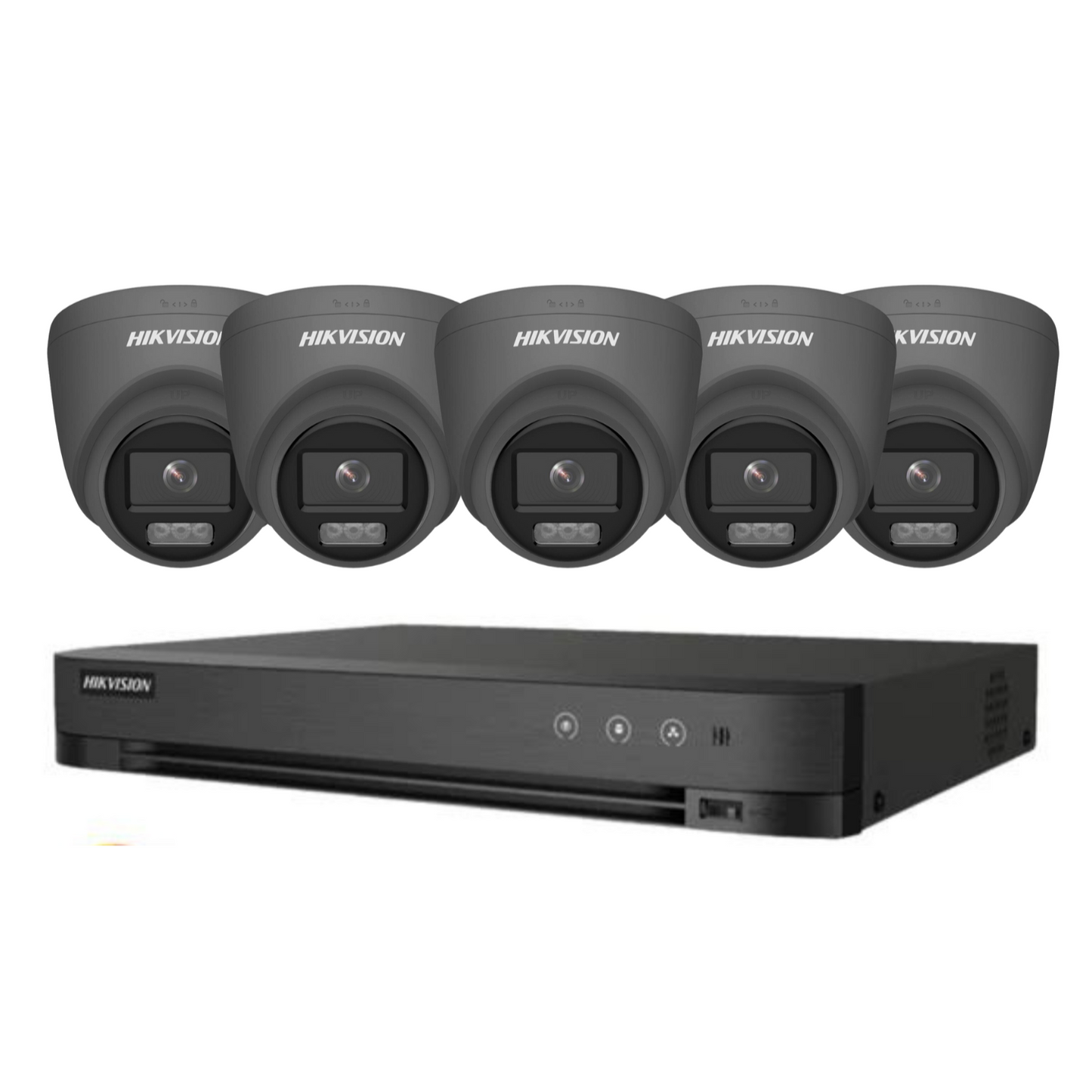 8MP 8CH Hikvision ColorVu System 5X 24HR Color POC DVR Camera Kit