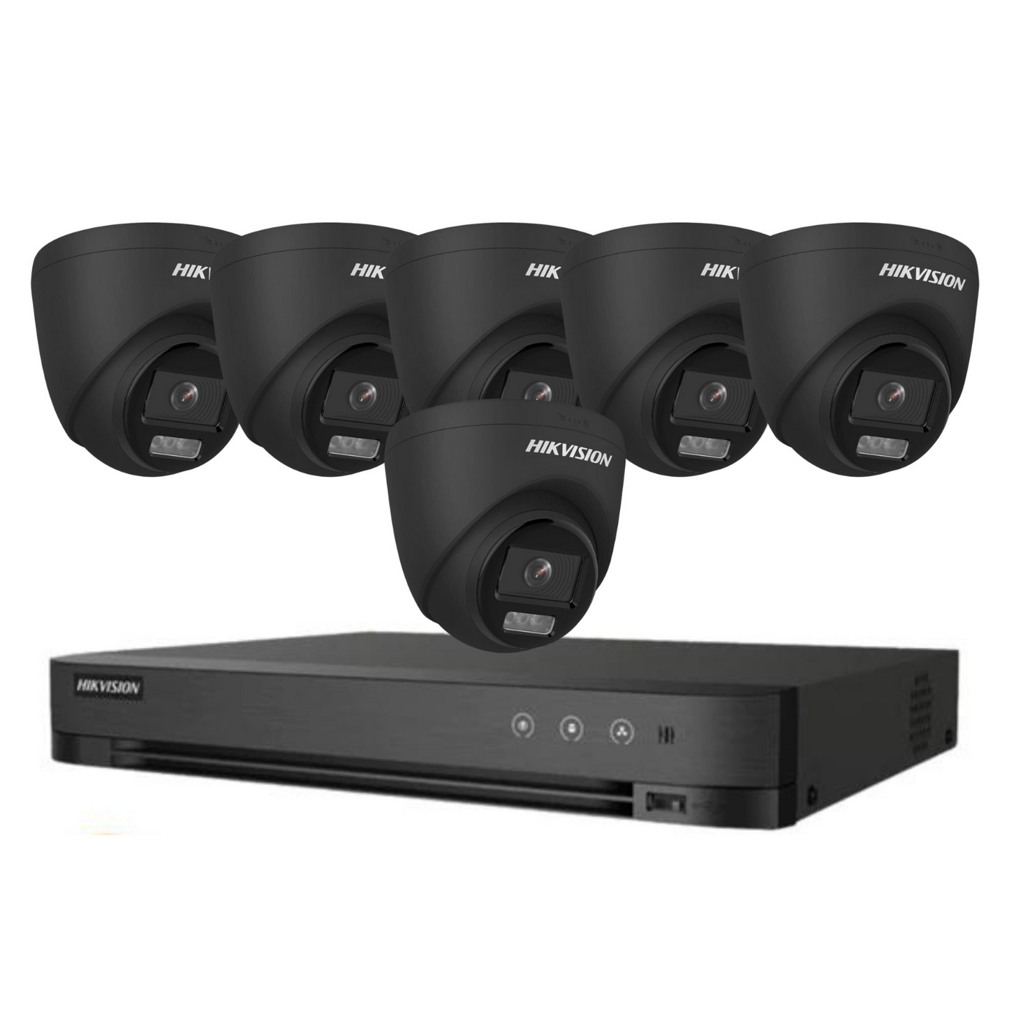 8MP 8CH Hikvision ColorVu System 6X 24HR Color POC DVR Camera Kit