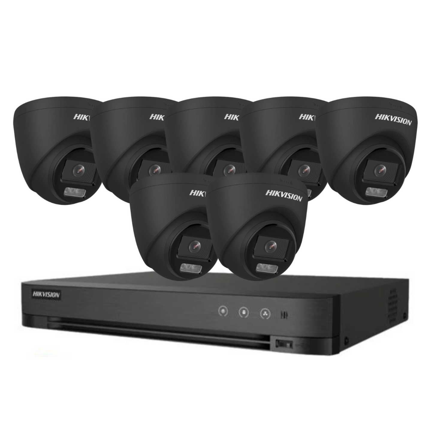 8MP 8CH Hikvision ColorVu System 7X 24HR Color POC DVR Camera Kit