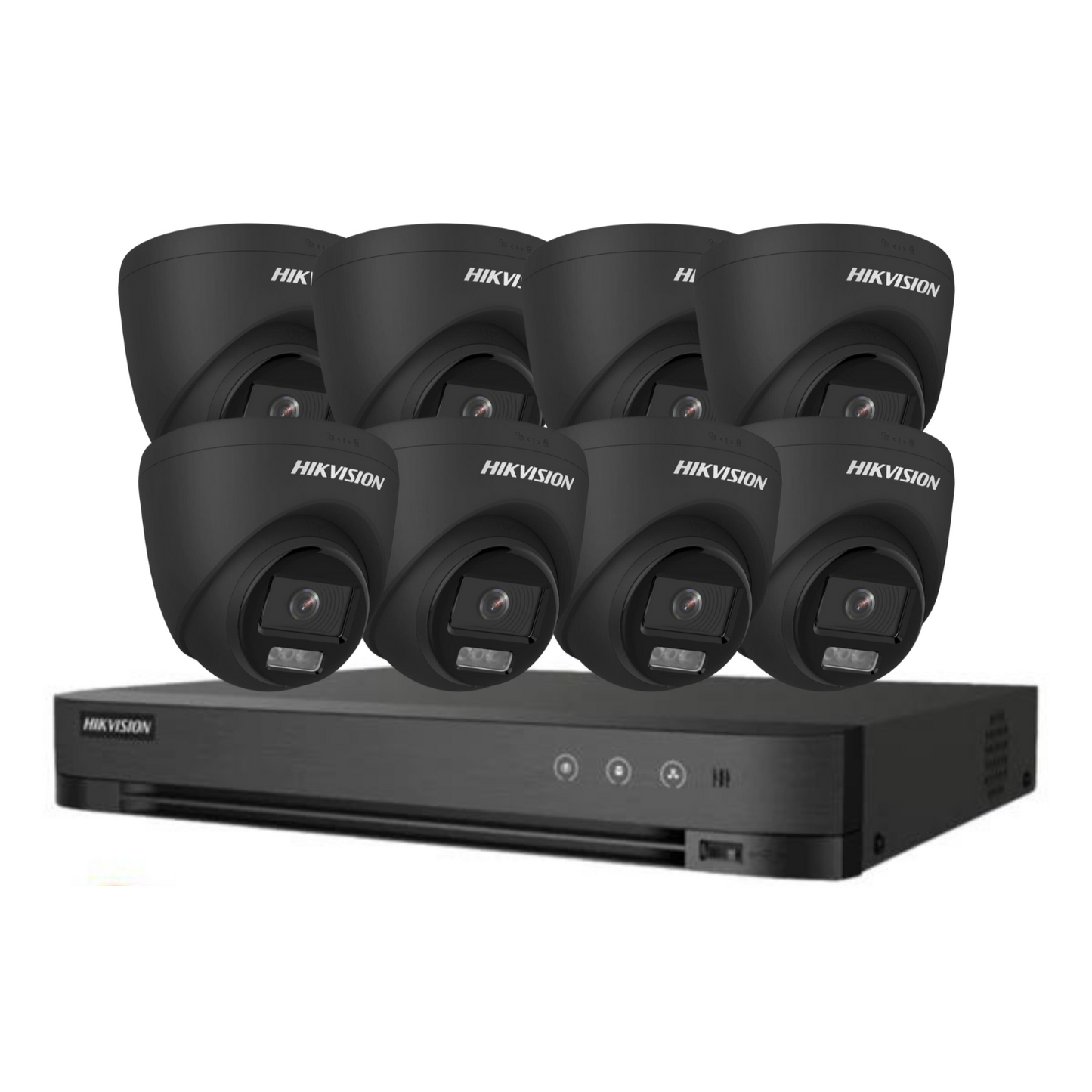 8MP 8CH Hikvision ColorVu System 8X 24HR Color POC DVR Camera Kit