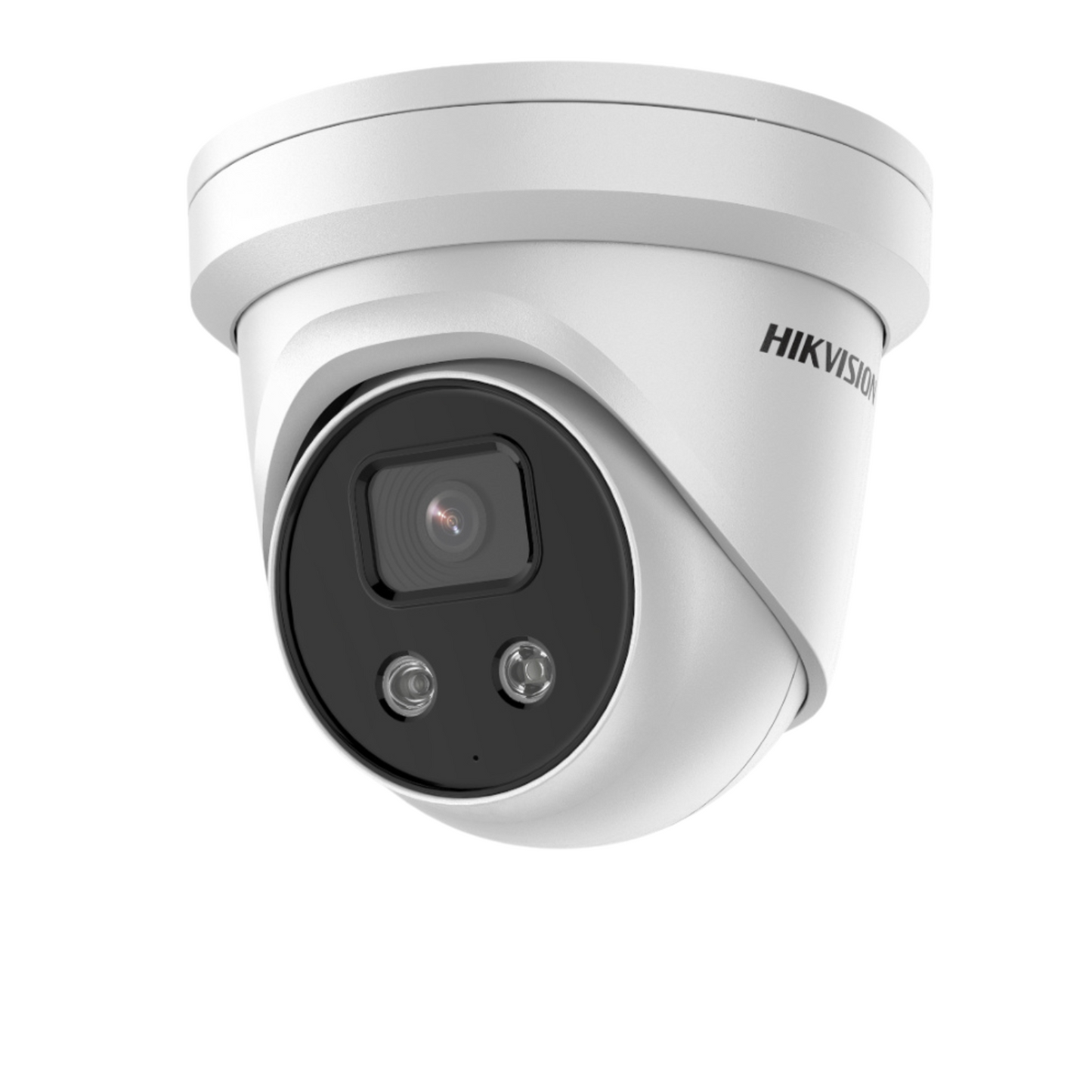 8MP Hikvision Darkfighter AcuSense Fixed Turret IP Network Camera with Built-in Mic 2.8mm White DS-2CD2386G2-IU