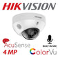 4mp Hikvision Mini Dome Colorvu Acusense Face Capture Built-in Mic DS-2CD2547G2-LS 2.8mm