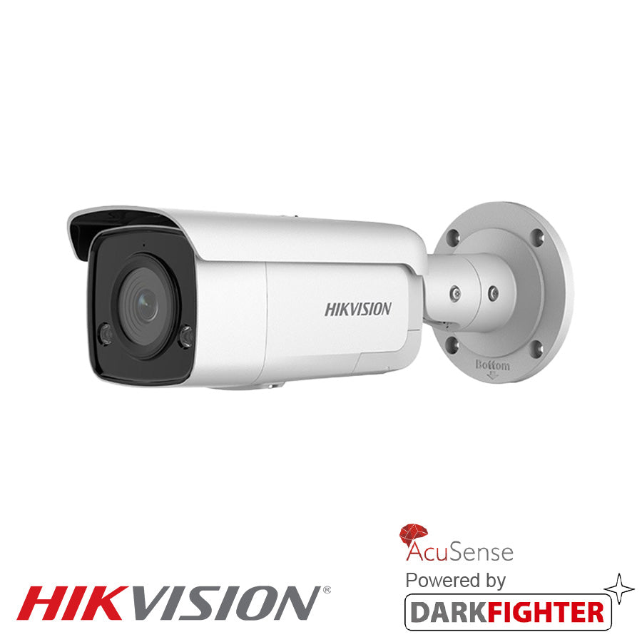 4mp Bullet Hikvision acusense + strobe 2.8mm fixed lens Ds-2cd2t46g2-isu-sl(2.8mm)(c)