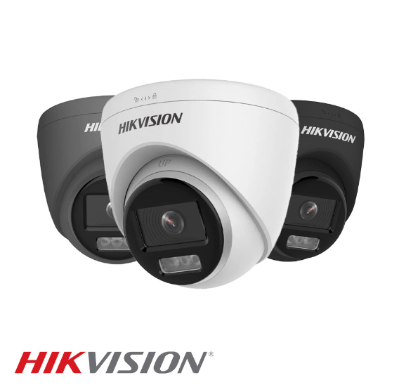 Hikvision CCTV kit, 5 x 5mp Colorvu Acusense cameras, 1 x 8 Channel DVR