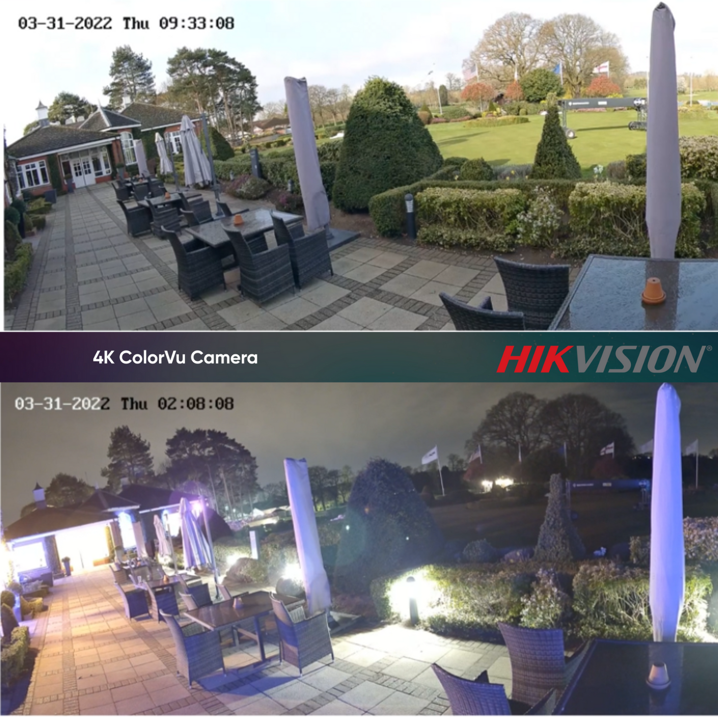 8mp 4k Hikvision ColorVu POC DS-2CE72UF3T-E 2.8mm