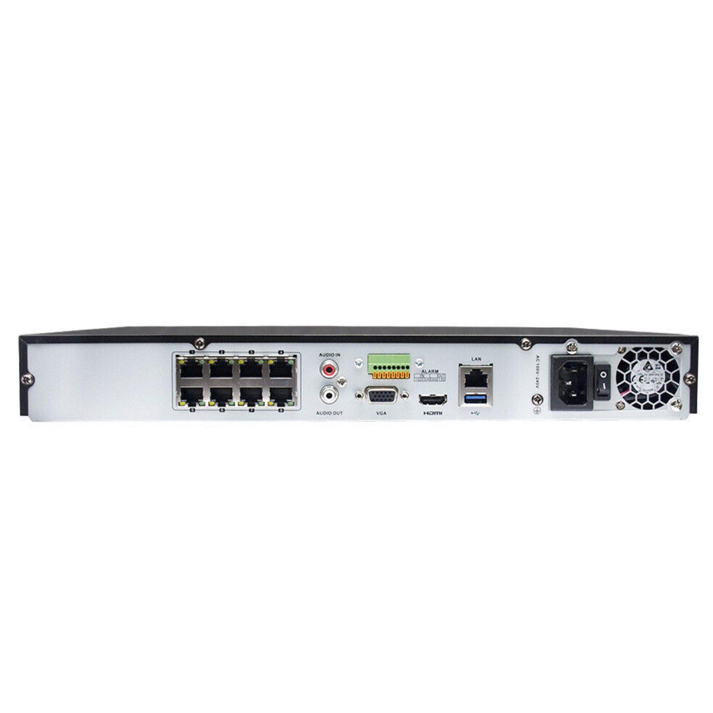 8k 8-ch Hikvision 1U PoE NVR DS-7608NI-M2-8P