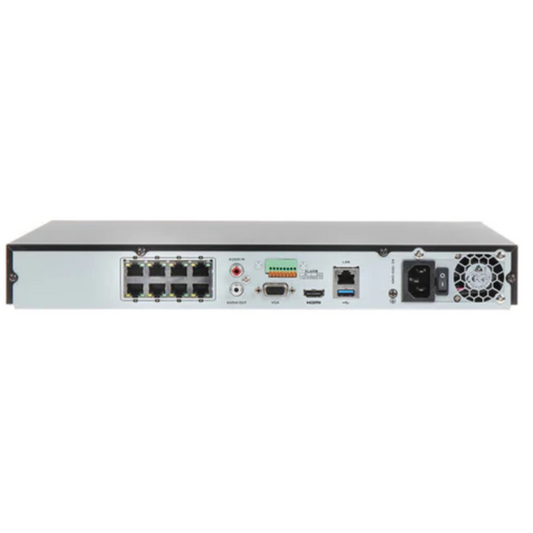 4k 8ch Hikvision Nvr - 1u 8 Poe Acusense - DS-7608nxi-k1-8p