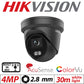 Hikvision CCTV kit, 2 x 4mp Smart Hybrid Colorvu IP Poe cameras with Audio, 1 x 4 Channel NVR