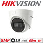 8MP Hikvision Dome Camera Kit with 4x 60m EXIR 4K Cameras and Turbo Acusense DVR