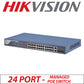 24 Port Hikvision Smart Managed Poe Switch Ds-3e1326p-ei