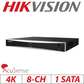 4k 8ch Hikvision Nvr - 1u 8 Poe Acusense - DS-7608nxi-k1-8p