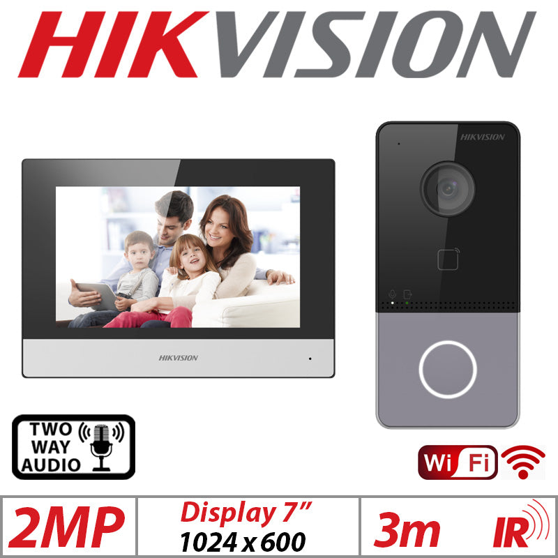 Hikvision Doorbell Video Intercom, Villa Door Station Bundle/Kit DS-KIS603-P(C)