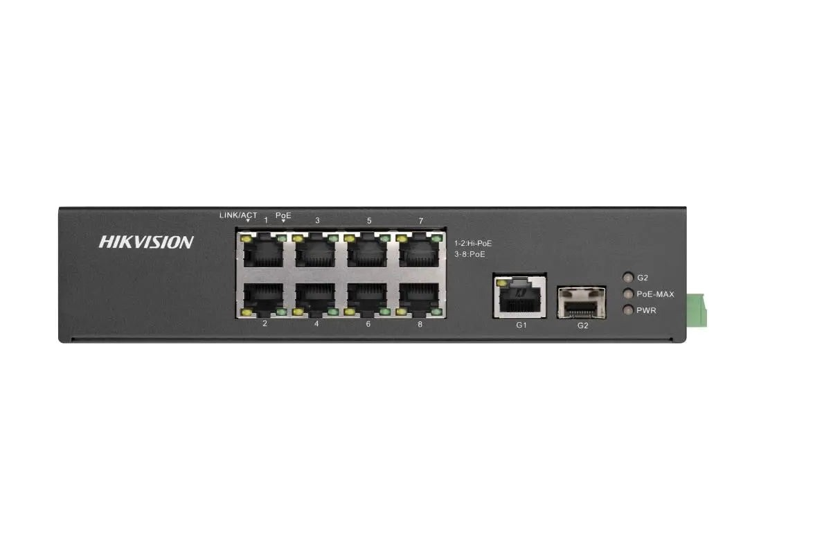 8 port Hikvision Unmanaged Hi-PoE Switch DS-3T0310HP-E/HS