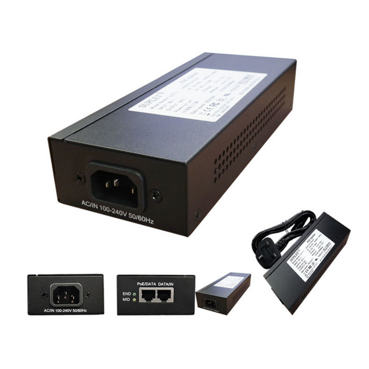 Hikvision 60W PoE Injector LAS60-57CN-RJ45