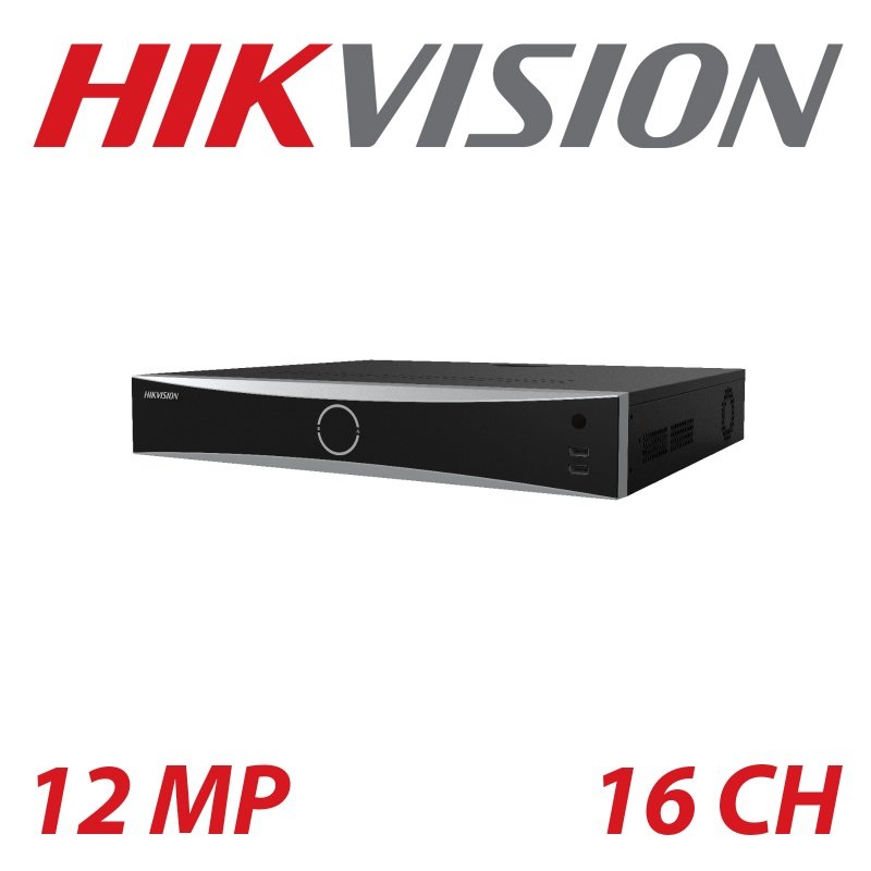 16ch Hikvision 12mp Poe 4k Deepinmind Nvr Ids-7716nxi-i4-16p-x-c